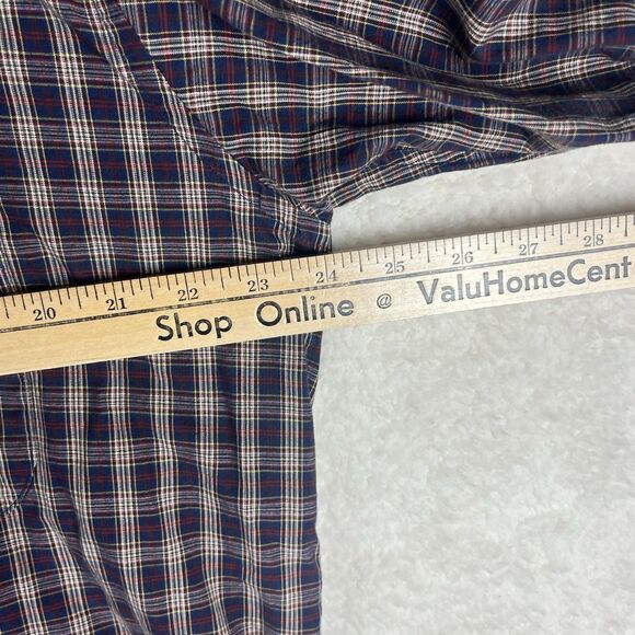 Vintage Burberrys of London Shirt Mens Large Brown Plaid Button Up USA Made - Picture 5 of 6